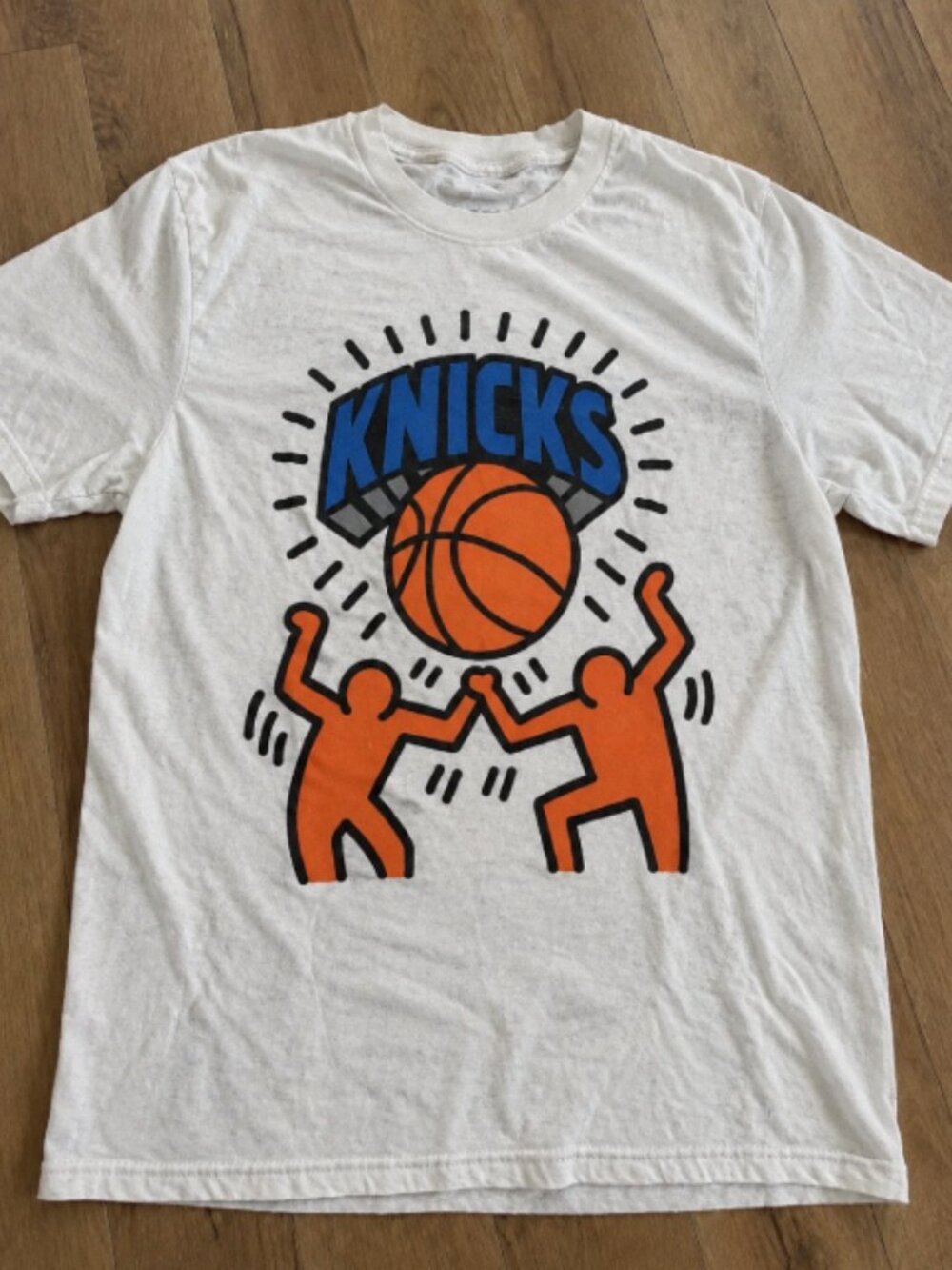Vintage New York Knicks Graphic Tee Retro NBA Basketball Fan Shirt